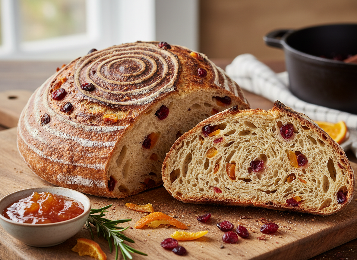 Sourdough Bread Orange Cranberry