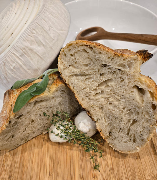 Sourdough Bread Italian Garlic