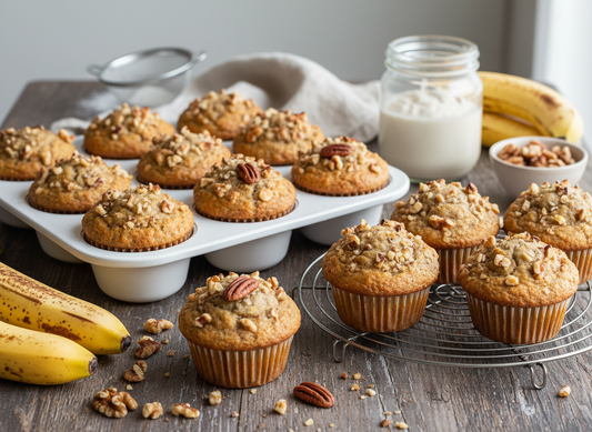 Sourdough Muffins Banana Nut 4 for $10