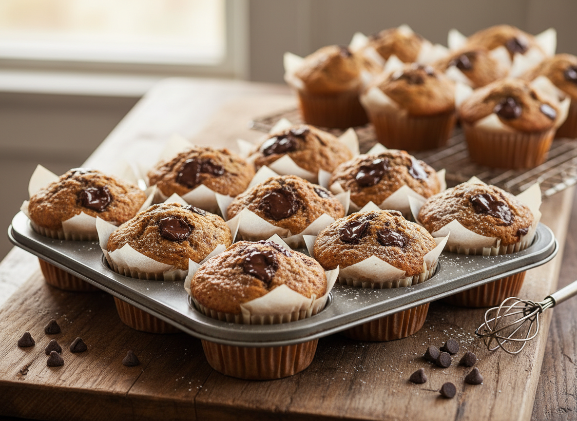 Sourdough Muffins Chocolate Chip 4 for $10